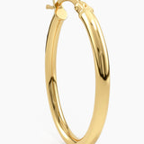 Oval Hoop Earrings