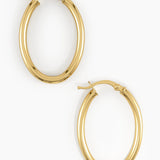 Oval Hoop Earrings