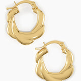 Twisty Hoop Earrings