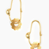 Floral Charm Earrings