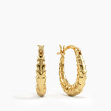 Small Twisted Hoop Earrings