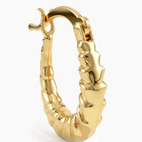 Small Twisted Hoop Earrings