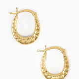 Small Twisted Hoop Earrings