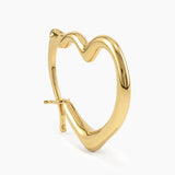 Heart Hoop Earrings