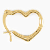 Heart Hoop Earrings