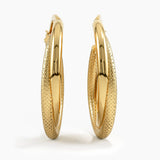 Double Band Hoop Earrings