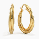 Double Band Hoop Earrings