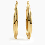 Double Oval Hoop Earrings