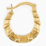 Bone Hoop Earrings