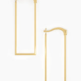 Rectangle Hoop Earrings