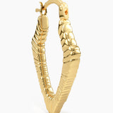 Unique Shape Hoop Earrings
