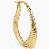 Tapered Hoop Earrings