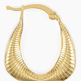 Tapered Hoop Earrings