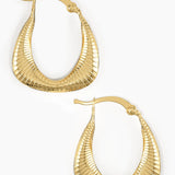 Tapered Hoop Earrings