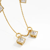 Princess Necklace, solid gold necklace, view 8 | DiaFifth