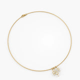 Dangle Necklace, solid gold necklace, view 5 | DiaFifth