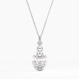 Oval Necklace, solid gold necklace, view 7 | DiaFifth
