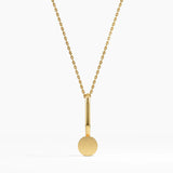 Emerald Necklace, solid gold necklace, view 4 | DiaFifth