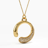 Unique Necklace, solid gold necklace | DiaFifth