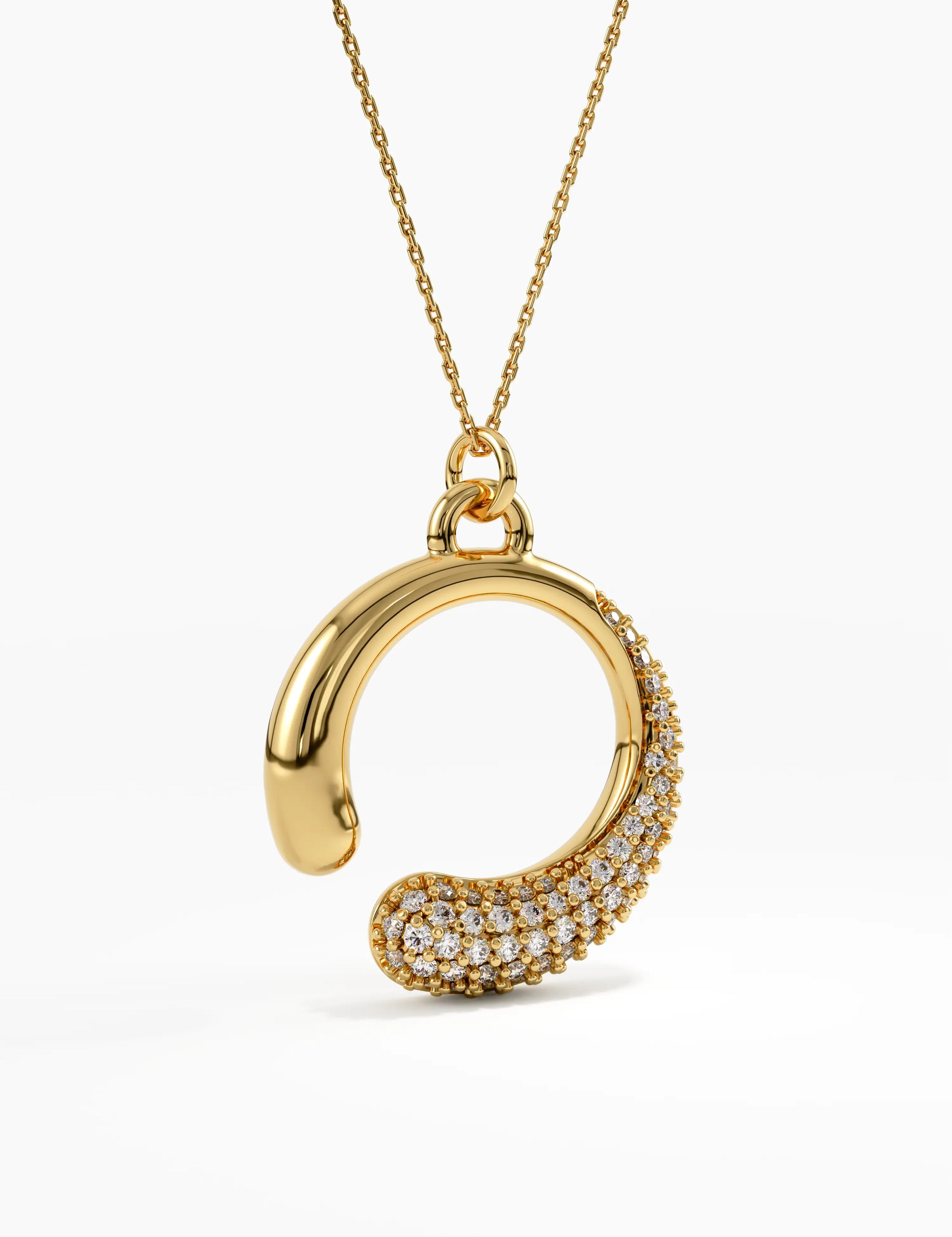 Unique Necklace, solid gold necklace | DiaFifth
