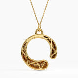 Unique Necklace, solid gold necklace, view 4 | DiaFifth