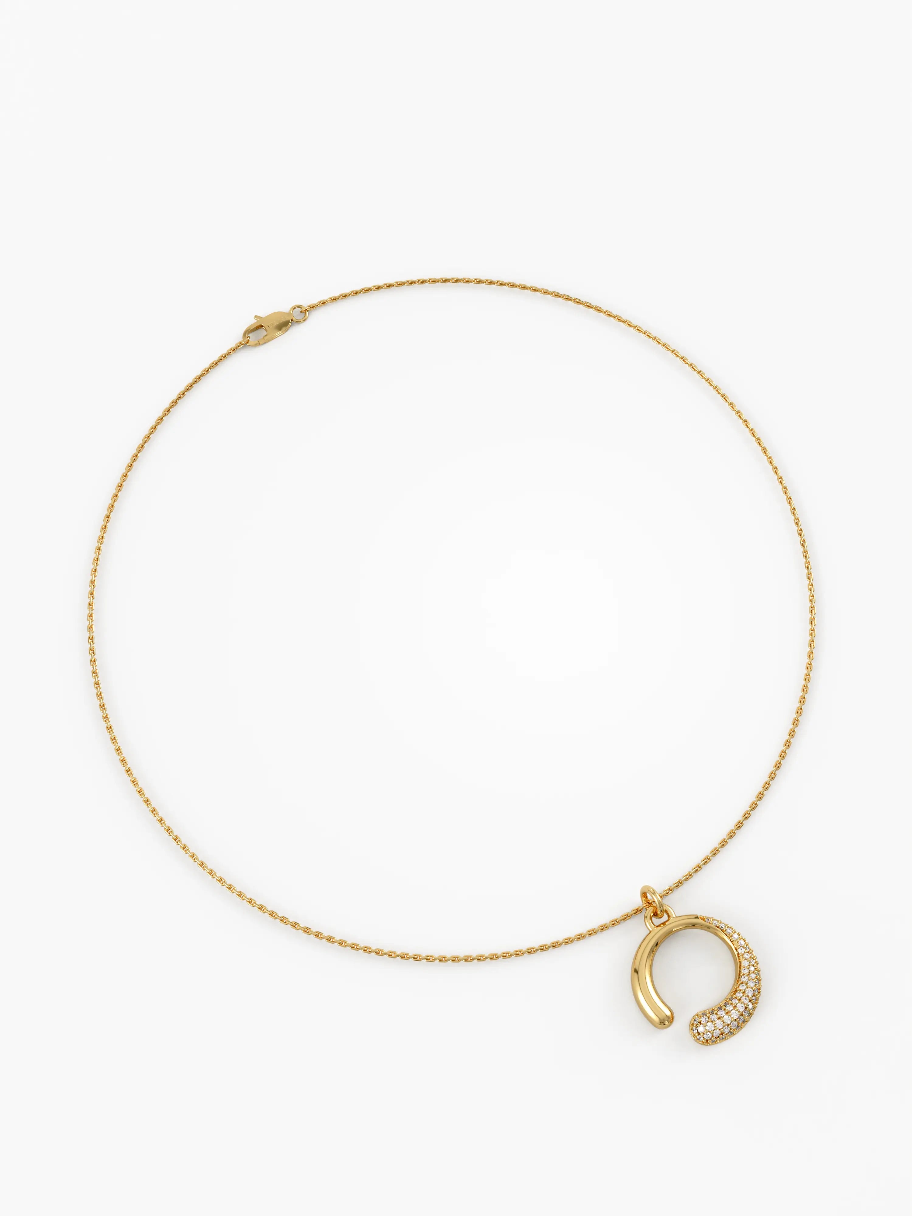 Unique Necklace, solid gold necklace, view 5 | DiaFifth