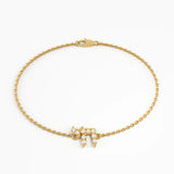 Chai Symbol Bracelet, solid gold bracelet, view 7 | DiaFifth