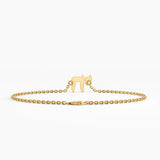 Chai Symbol Bracelet, solid gold bracelet, view 8 | DiaFifth