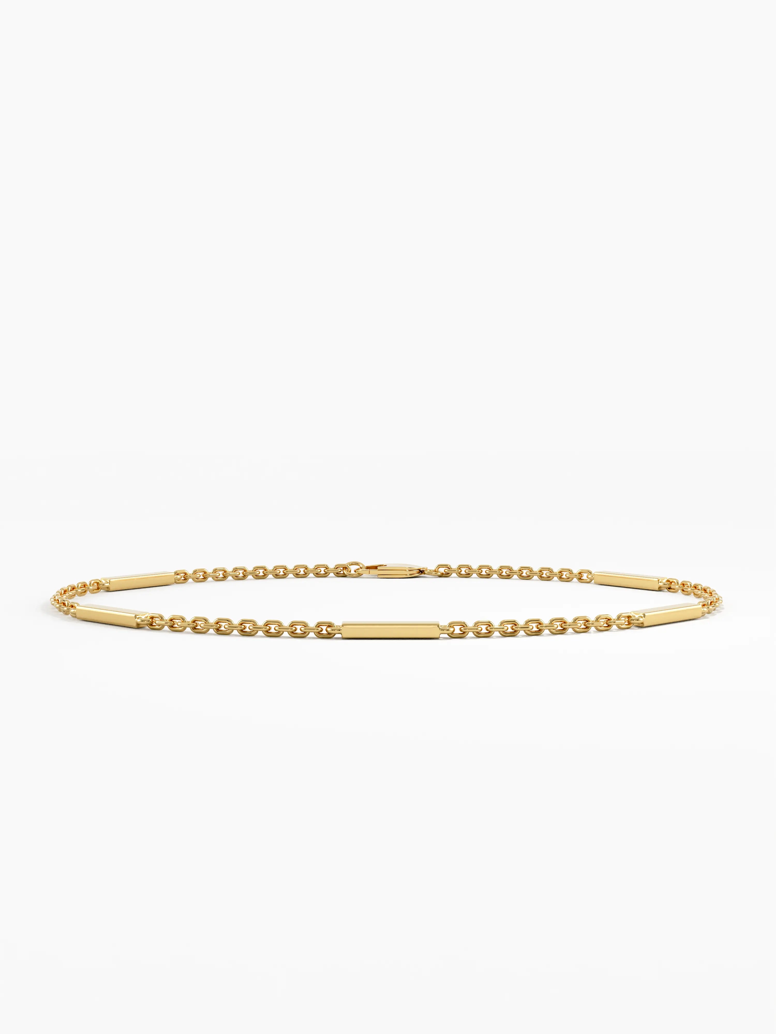 Bar Bracelet, solid gold bracelet | DiaFifth