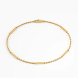 Bar Bracelet, solid gold bracelet, view 5 | DiaFifth