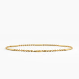 Bar Bracelet, solid gold bracelet, view 4 | DiaFifth