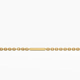 Gold Bar Bracelet, solid gold bracelet, view 4 | DiaFifth