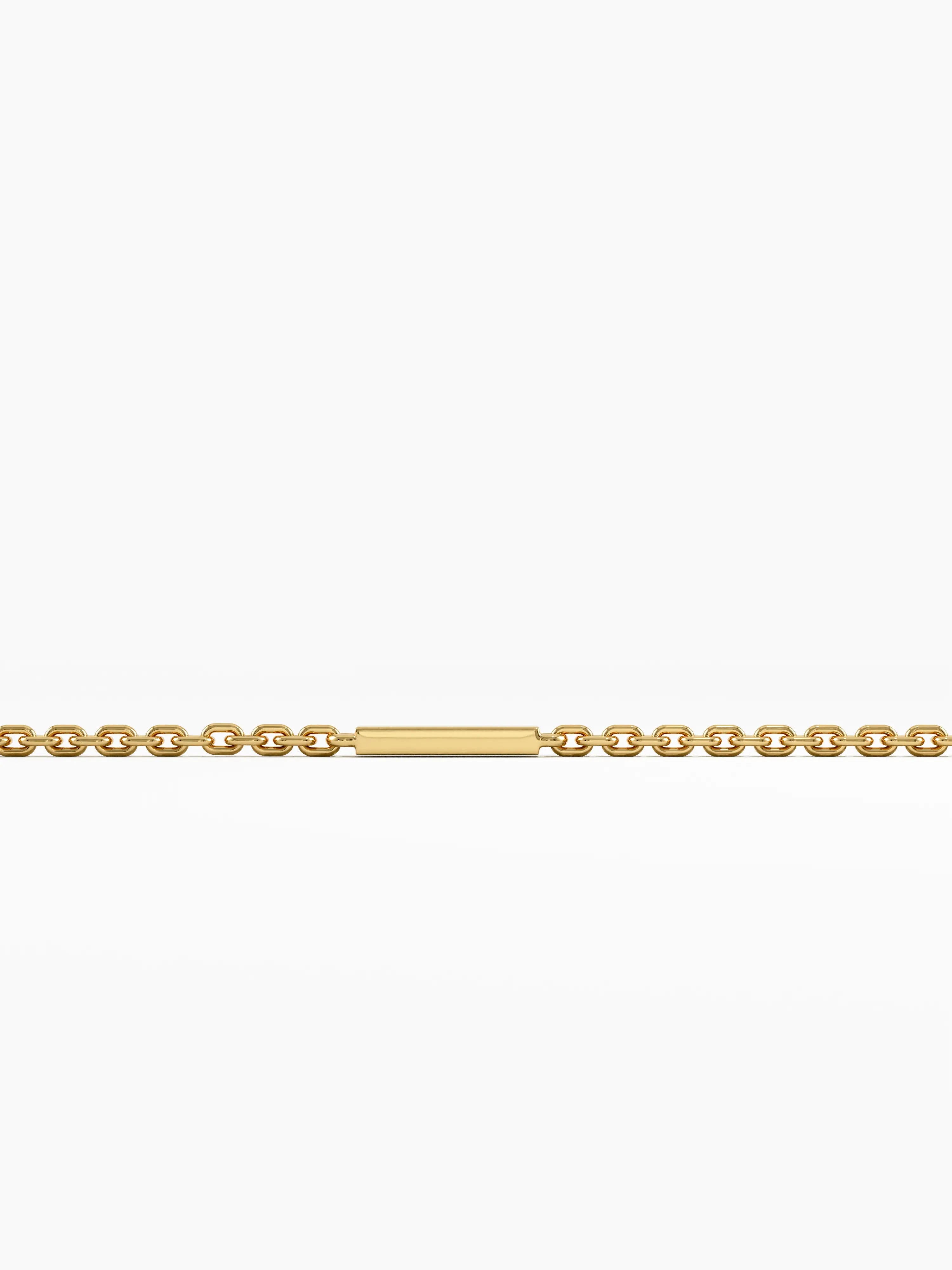 Gold Bar Bracelet, solid gold bracelet, view 4 | DiaFifth