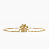 Paw Bracelet, solid gold bracelet | DiaFifth