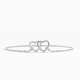Interlocked Heart Bracelet