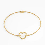 Dainty Heart Bracelet