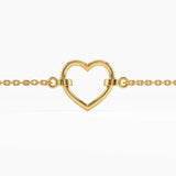 Dainty Heart Bracelet