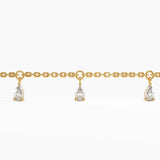 Pear Dangle Bracelet