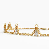 Pear Dangle Bracelet