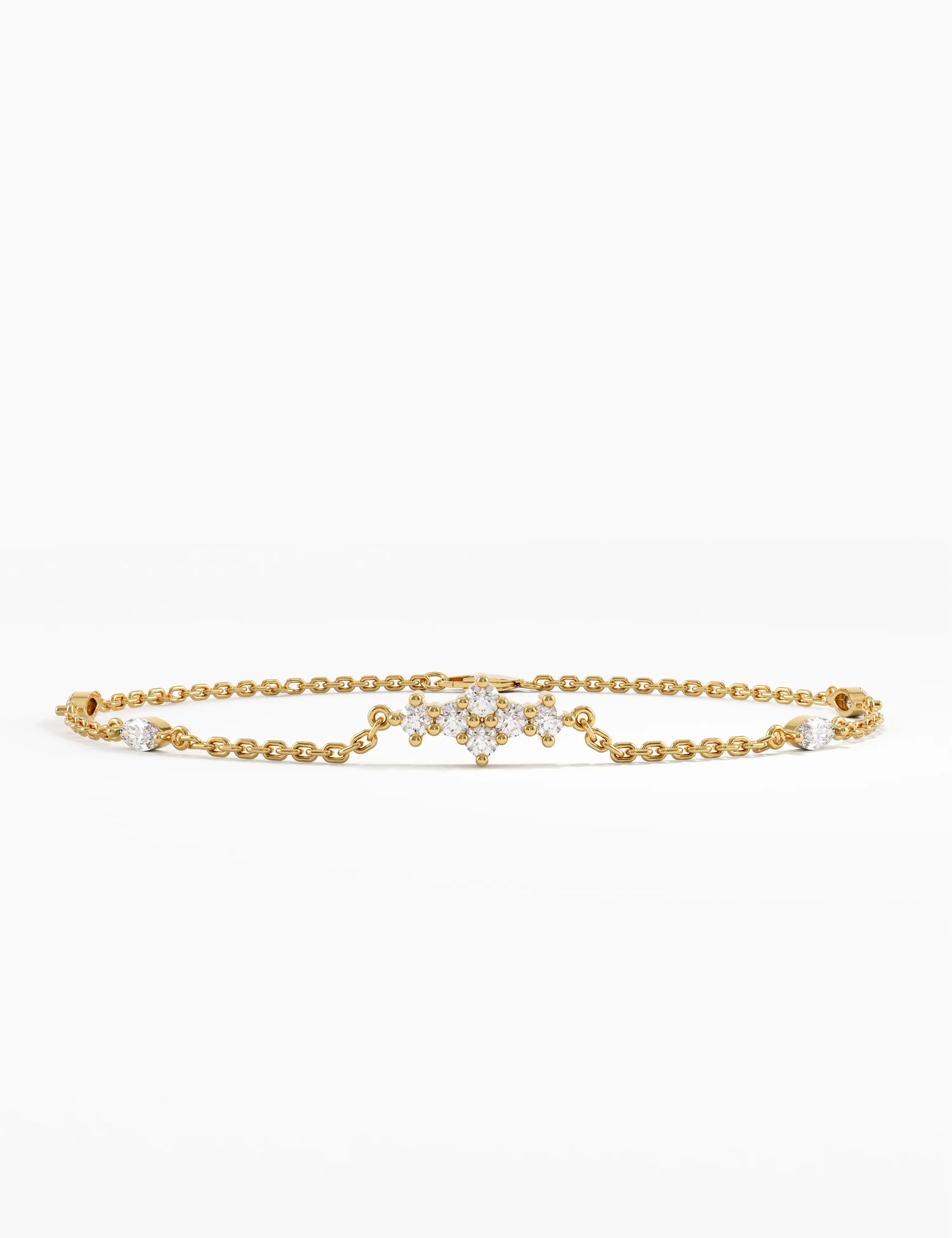 Marquise Bracelet in 10K