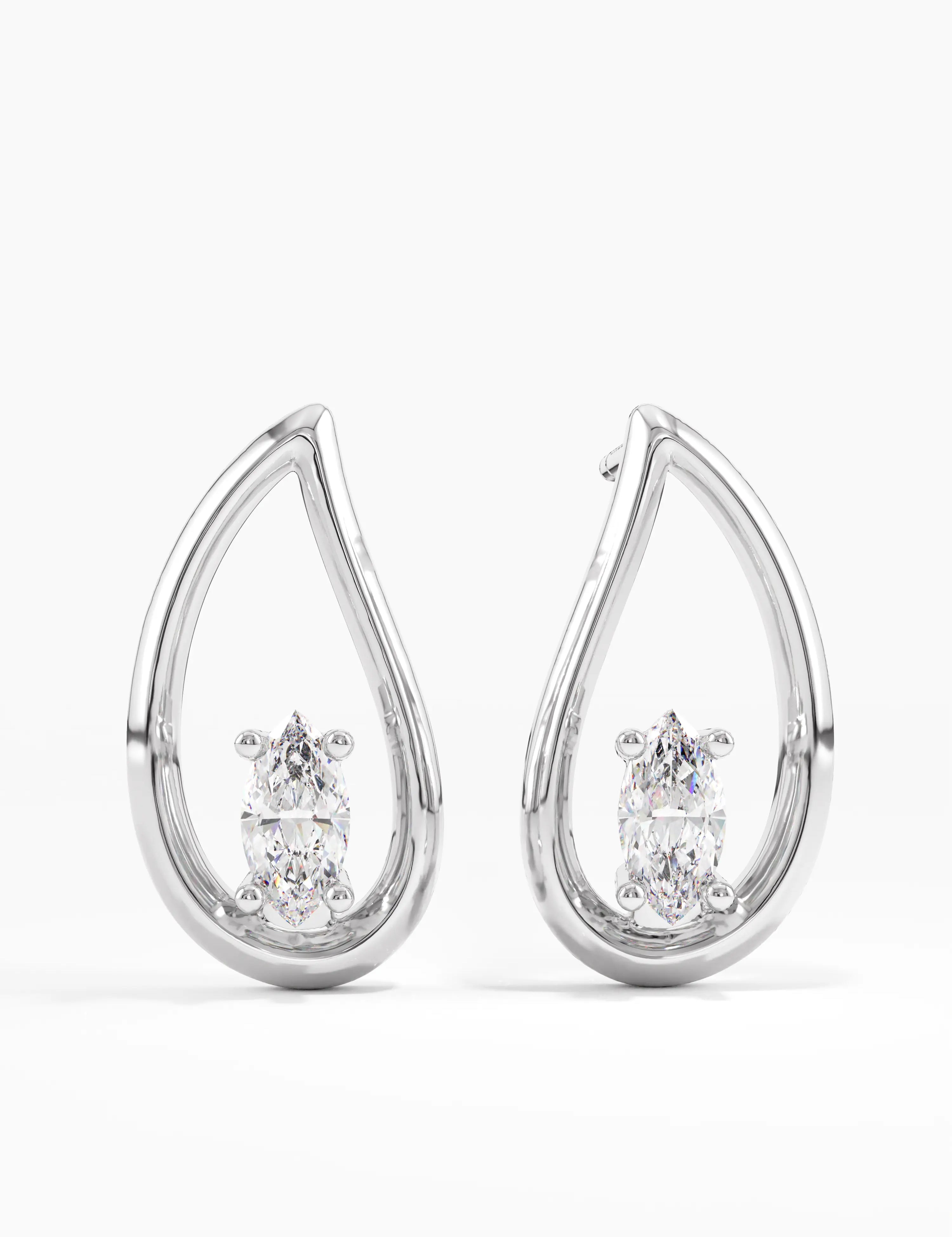 Marquise Vermeil Earrings