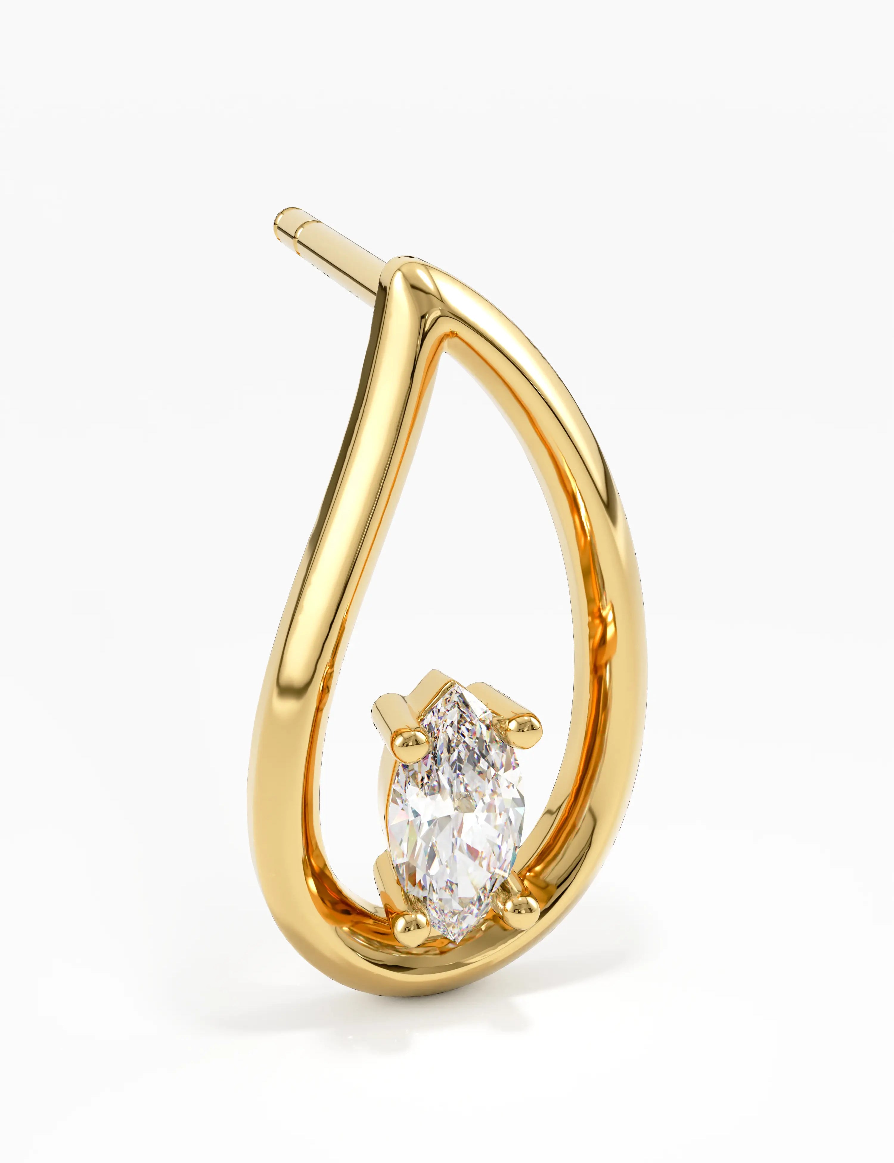 Marquise Vermeil Earrings