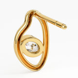 Abstract Vermeil Earrings