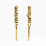 Dangle Chain Vermeil Earrings