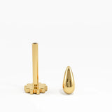Drop Piercing, solid gold earrings | DiaFifth