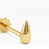 Drop Piercing, solid gold earrings, view 3 | DiaFifth