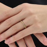 Eternity Wedding Band, solid gold ring, view 3 | DiaFifth