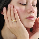 Toi et Moi Dome Ring, solid gold ring, view 6 | DiaFifth